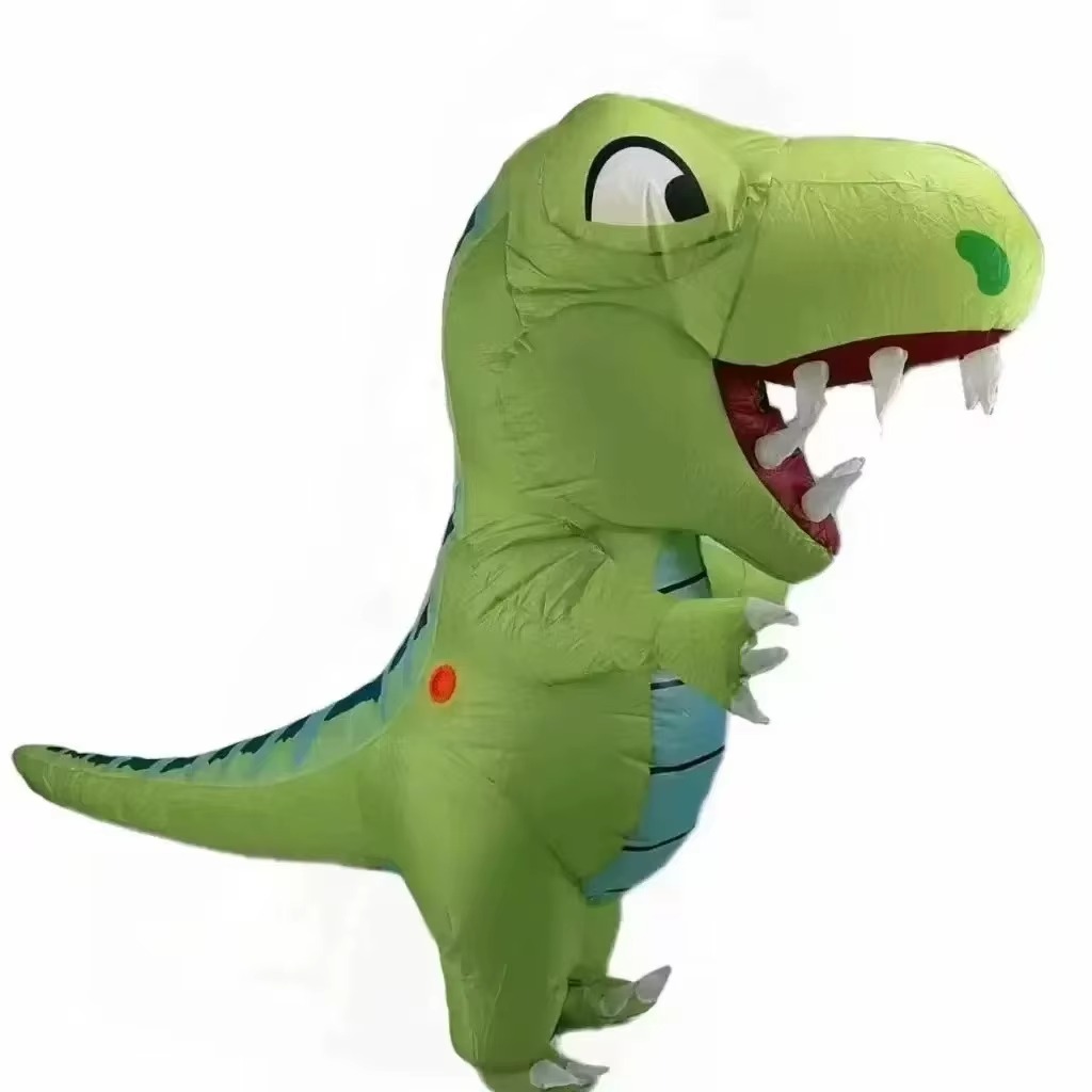 Inflatable Dinosaur Costume Adult - زي ديناصور برأس كبير قابل للنفخ