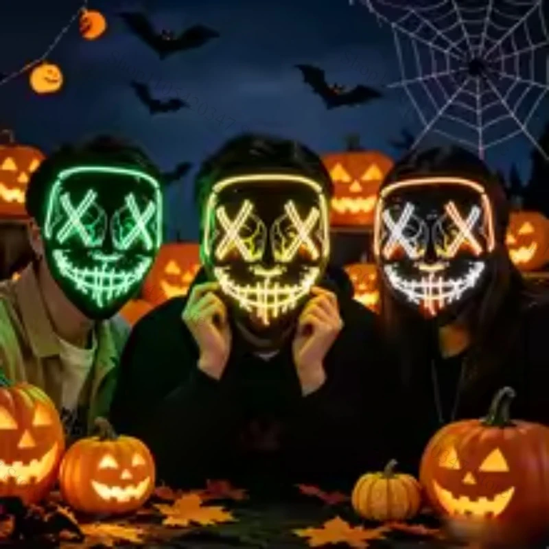 مستلزمات حفلات الهالوين 2026،  - مراجعة Led Purge Mask Halloween وسعره