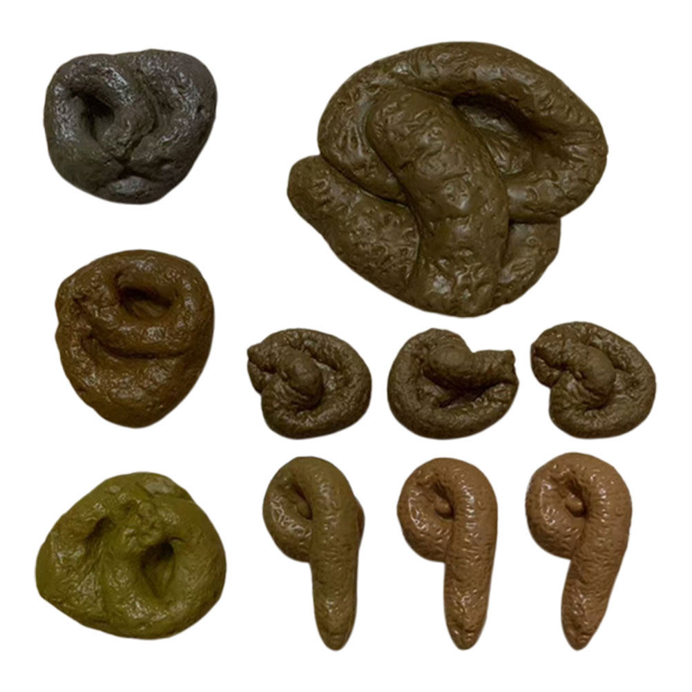 10 قطع من فضلات الحيوانات الاص - مراجعة Fake Poop Gag Gift وسعره