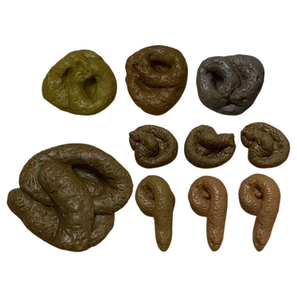 10 قطع من فضلات الحيوانات الاص - مراجعة Fake Poop Gag Gift وسعره