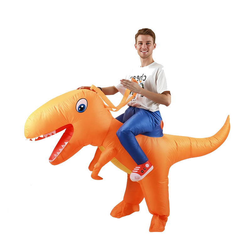 أزياء تنكرية قابلة للنفخ للبال - مراجعة Inflatable Dinosaur Costume Adult وسعره