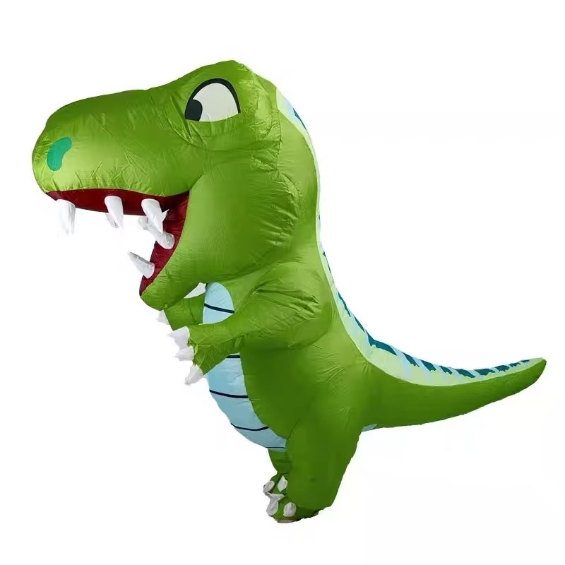 زي ديناصور برأس كبير قابل للنف - مراجعة Inflatable Dinosaur Costume Adult وسعره