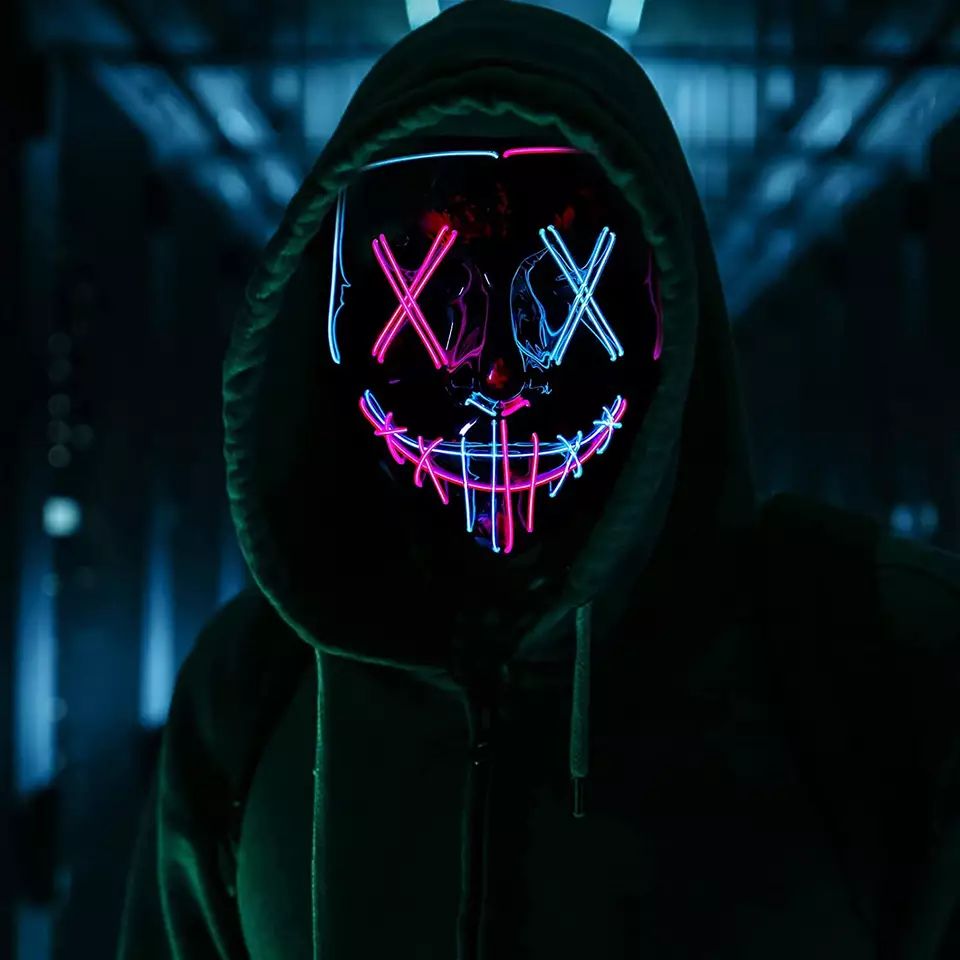 LED تضيء قناع لحزب مهرجان هالو - مراجعة Led Purge Mask Halloween وسعره