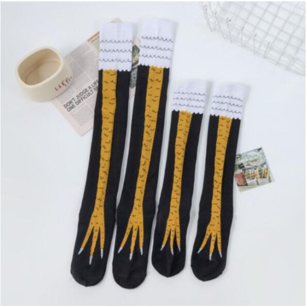 جوارب قدم دجاج قطنية جديدة ، ج - مراجعة Funny Chicken Leg Socks وسعره