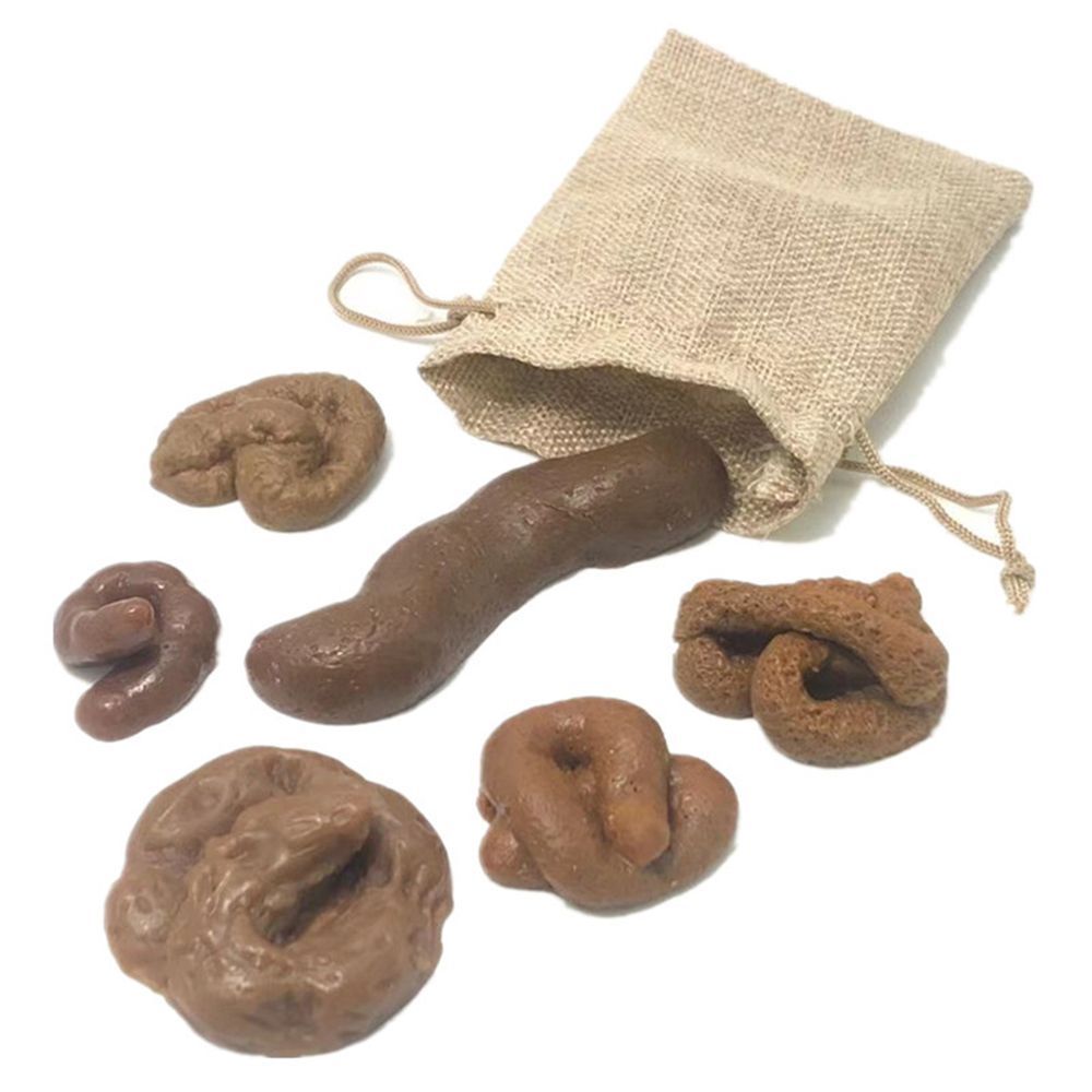 6 قطعة أداة نكتة إسحق كذبة عطل - مراجعة Fake Poop Gag Gift وسعره
