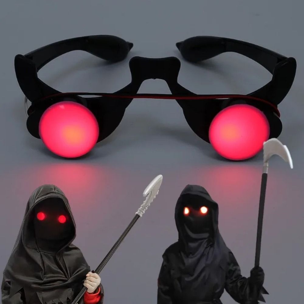 نظارات مضيئة LED مضحكة من ABS  - مراجعة Glow In The Dark Party Glasses وسعره