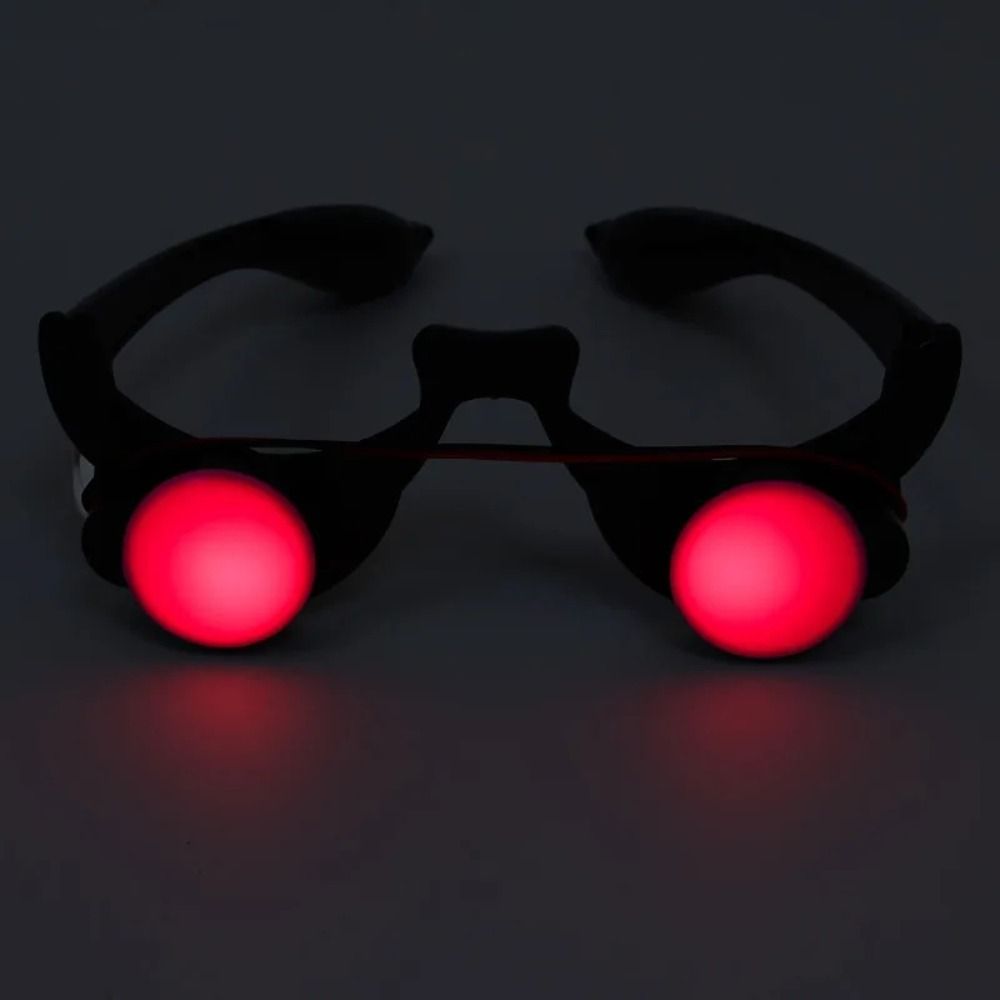 نظارات مضيئة LED مضحكة من ABS  - مراجعة Glow In The Dark Party Glasses وسعره