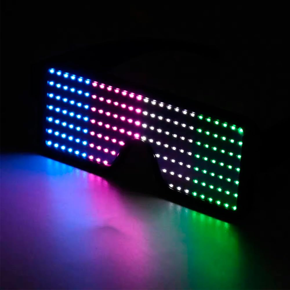 نظارات LED تضيء نظارات الحفلات - مراجعة Glow In The Dark Party Glasses وسعره