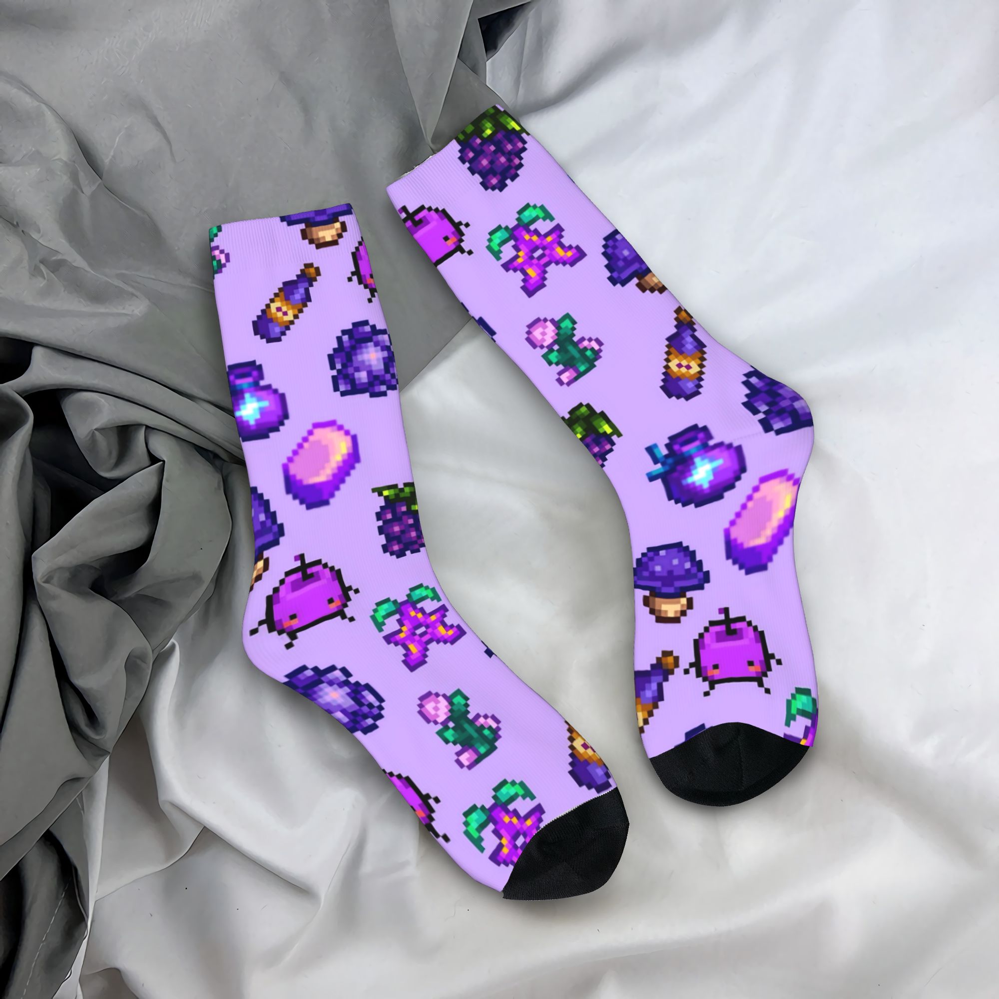 Stardew Valley الحيوانات الدجا - مراجعة Funny Chicken Leg Socks وسعره