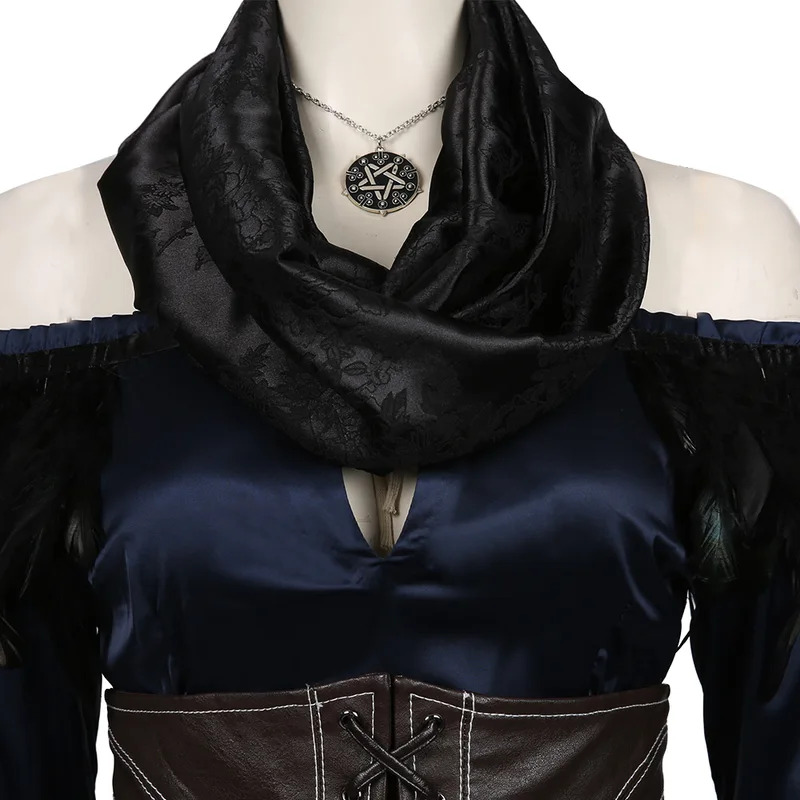 Yennefer أزياء فانتازيا التأثي - مراجعة Medieval Renaissance Dress Women وسعره