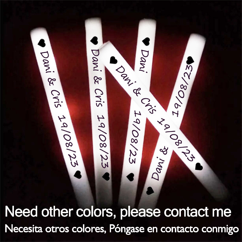 60/100/500 قطعة LED توهج العصي - مراجعة Flashing Led Foam Sticks Party وسعره