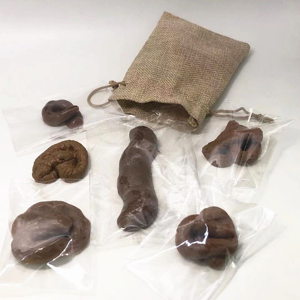 مجموعة من 6 قطع من محاكاة البر - مراجعة Fake Poop Gag Gift وسعره